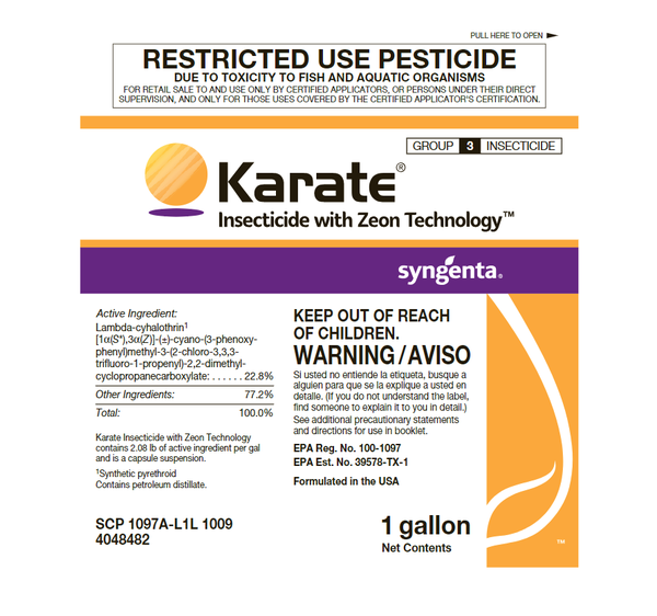Karate Insecticide Label