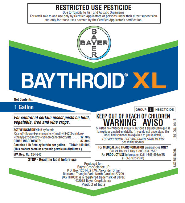 Baythroid XL Insecticide Label